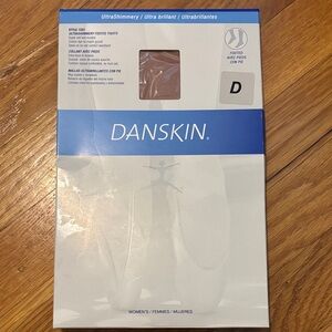 Danskin Ultra Shimmery Tights in Toast